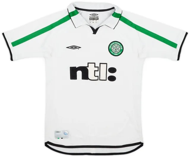 Umbro 2001-02 Celtic Away Shirt - 8/10 - (S.Boys)