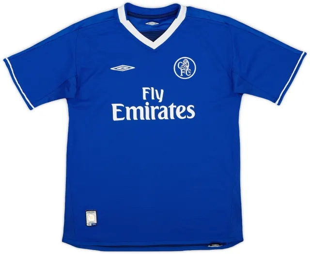 Umbro 2003-05 Chelsea Home Shirt - 8/10 - (L.Boys)