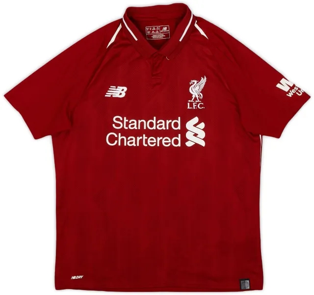NewBalance 2018-19 Liverpool Home Shirt - 9/10 - (XL.Boys)