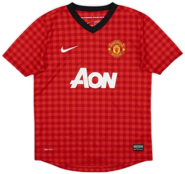 Nike 2012-13 Manchester United Home Shirt - 8/10 - (M.Boys)