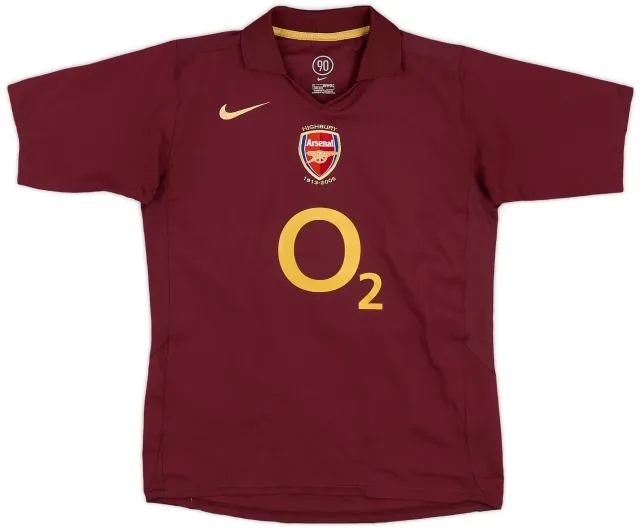 Nike 2005-06 Arsenal Home Shirt - 8/10 - (L.Boys)