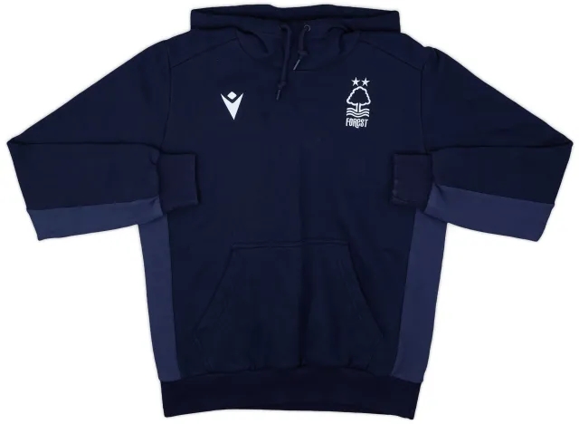 2019-20 Nottingham Forest Macron Hooded Sweat Top - 9/10 - (L)