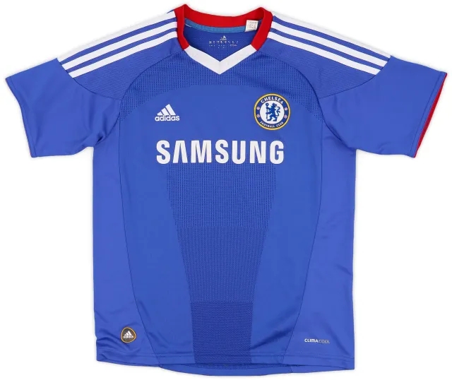 adidas 2010-11 Chelsea Home Shirt - 8/10 - (M.Boys)