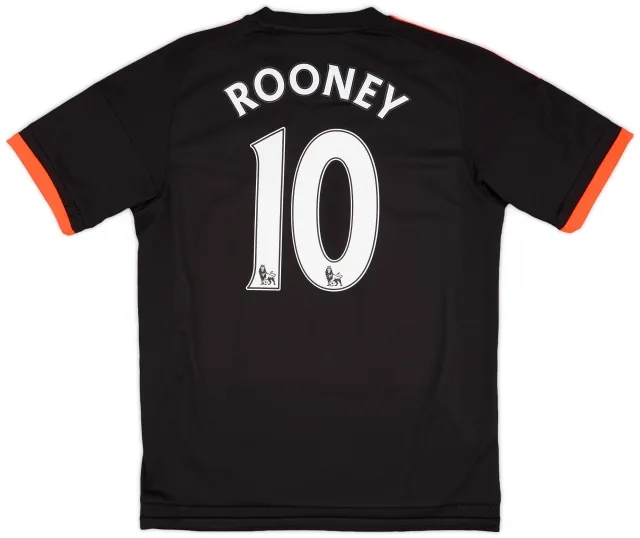 adidas 2015-16 Manchester United Third Shirt Rooney #10 - 8/10 - (XL)