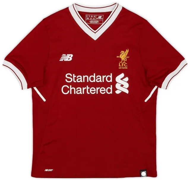 NewBalance 2017-18 Liverpool 125 Years Home Shirt - 9/10 - (M.Boys)