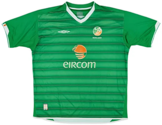 Umbro 2003-04 Ireland Home Shirt - 5/10 - (XXL)