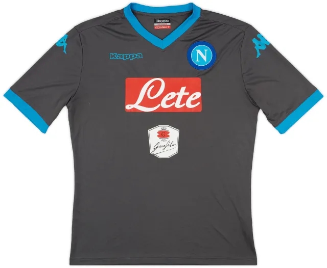 Kappa 2015-16 Napoli Basic Away Shirt - 8/10 - (XXL)