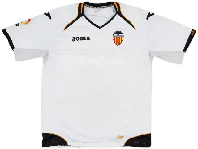 Joma 2011-12 Valencia Home Shirt - 4/10 - (L)