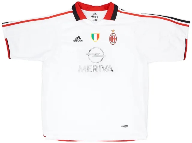 adidas 2003-04 AC Milan Match Issue Away Shirt #4