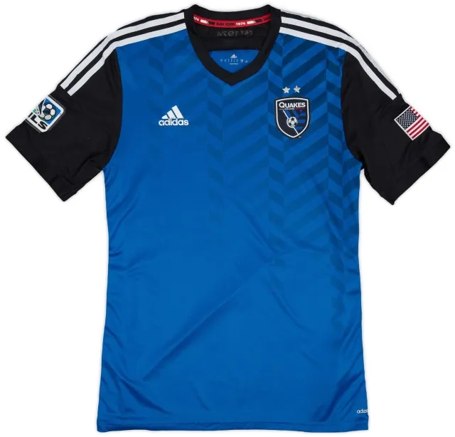 adidas 2014-15 San Jose Earthquakes Authentic Home Shirt - 5/10 - (L)
