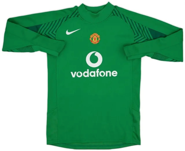 Nike 2005-06 Manchester United GK Shirt - 9/10 - (M.Boys)