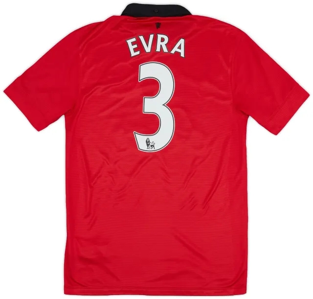 Nike 2013-14 Manchester United Home Shirt Evra #3 - 9/10 - (S)