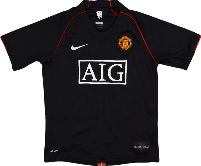 Nike 2007-08 Manchester United Away Shirt - 5/10 - (L.Boys)