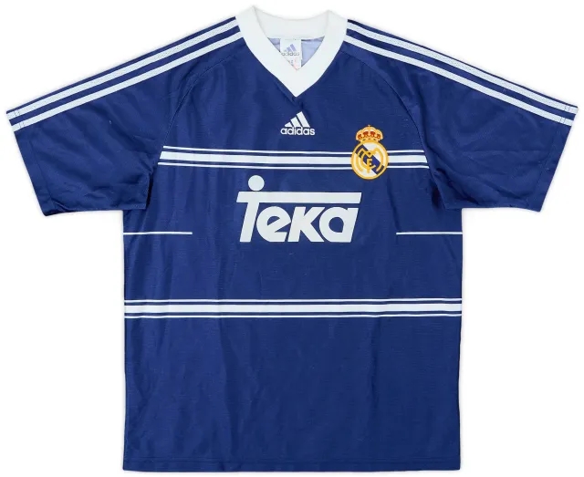adidas 1998-99 Real Madrid Away Shirt - 7/10 - (XL.Boys)