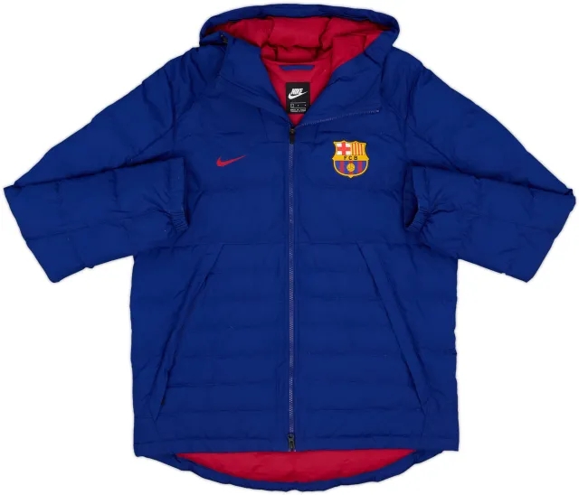2018-19 Barcelona Nike 1/4 Zip Drill Top - 9/10 - (L.Boys)