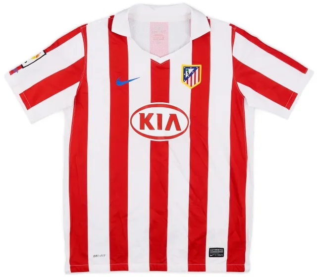 Nike 2010-11 Atletico Madrid Home Shirt - 9/10 - (XL.Boys)