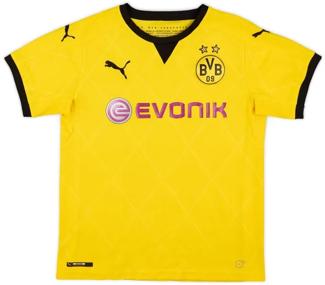 Puma 2015-16 Dortmund European Home Shirt - 8/10 - (L.Boys)