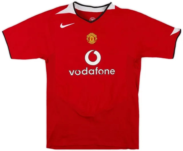 Nike 2004-06 Manchester United Home Shirt - 8/10 - (XL.Boys)