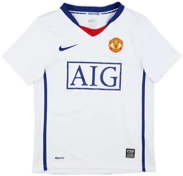 Nike 2008-10 Manchester United Away Shirt - 6/10 - (S.Boys)