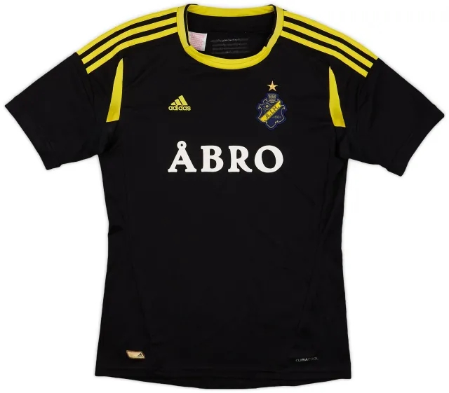 adidas 2013 AIK Stockholm Home Shirt - 8/10 - (XL.Boys)