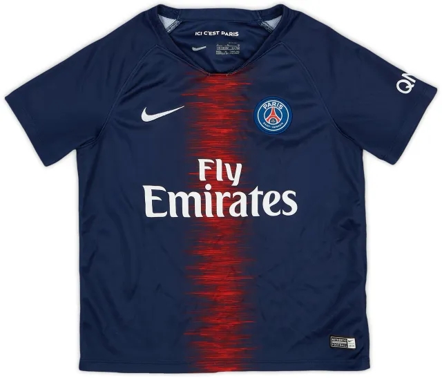 Nike 2018-19 Paris Saint-Germain Home Shirt - 8/10 - (5-6 Years)