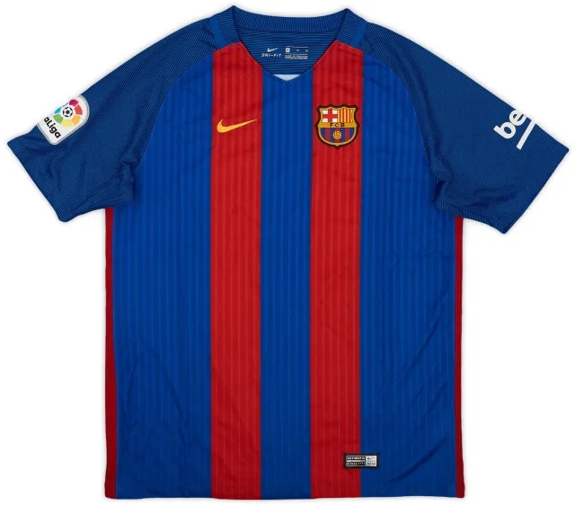 Nike 2016-17 Barcelona Home Shirt - 8/10 - (XL.Boys)