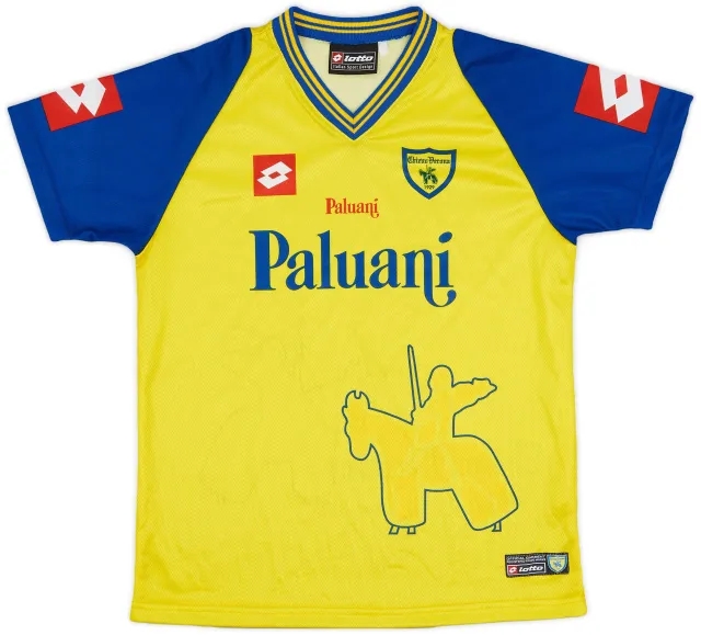 Lotto 2003-04 Chievo Verona Home Shirt - 8/10 - (L.Boys)