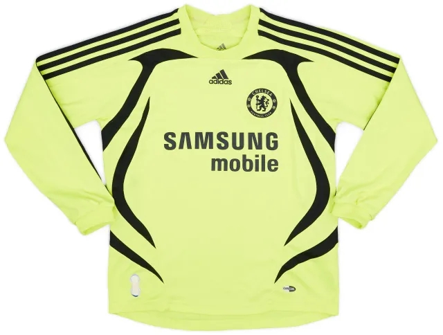 adidas 2007-08 Chelsea Away L/S Shirt - 8/10 - (S.Boys)