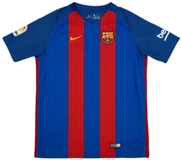 Nike 2016-17 Barcelona Home Shirt - 9/10 - (XL.Boys)
