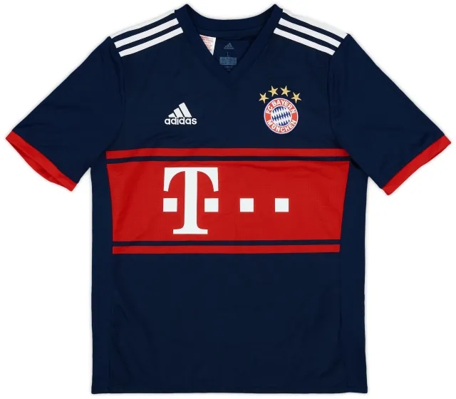 adidas 2017-18 Bayern Munich Away Shirt - 9/10 - (L.Boys)