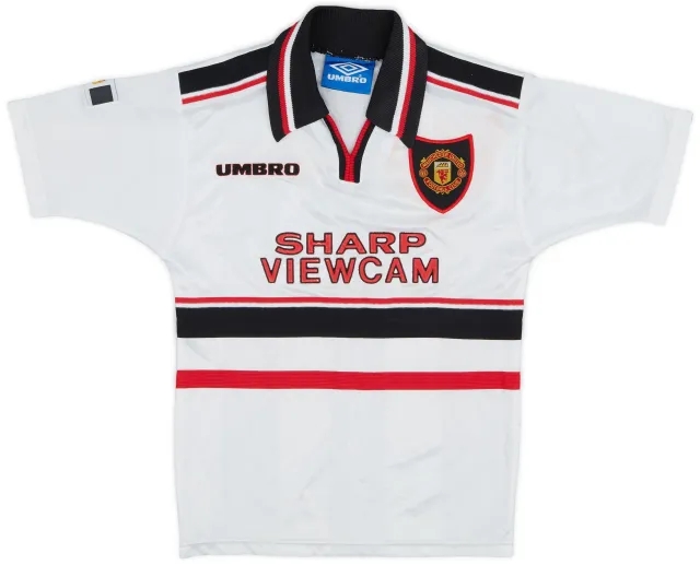 Umbro 1997-99 Manchester United Away Shirt - 8/10 - (6-7 Years)