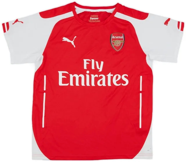 Puma 2014-15 Arsenal Home Shirt - 7/10 - (S.Boys)