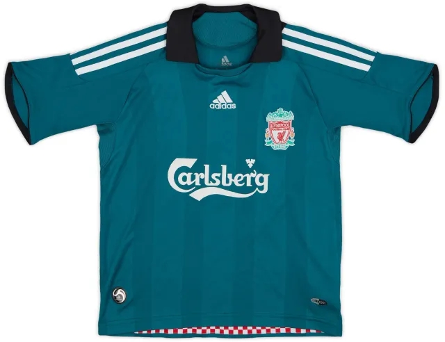 adidas 2008-09 Liverpool Third Shirt - 8/10 - (7-8 Years)