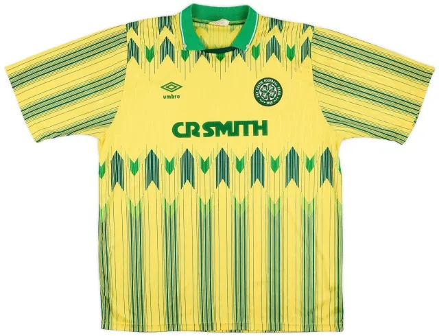 Umbro 1989-91 Celtic Away Shirt - 8/10 - (L)