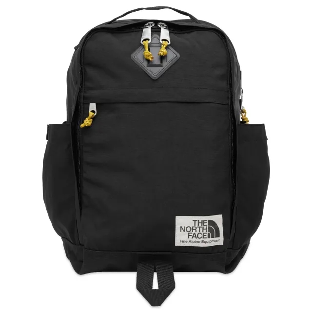 The North Face Berkeley Backpack In Black With Contrast Zips