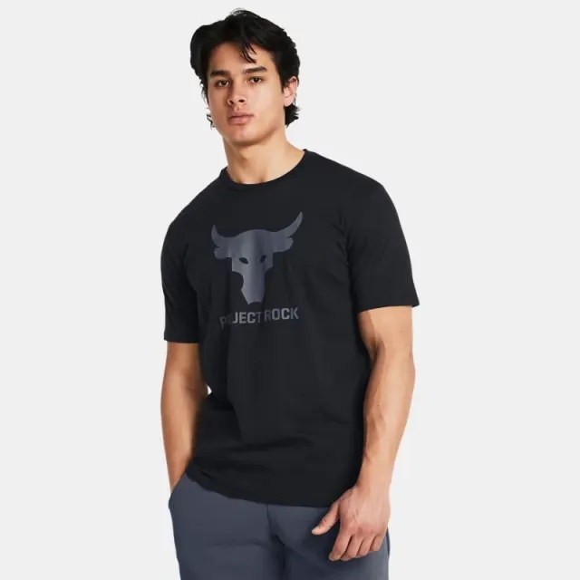 T-Shirt Under Armour Project Rock Brahma Bull Short Sleeve T-Shirt Black Xl