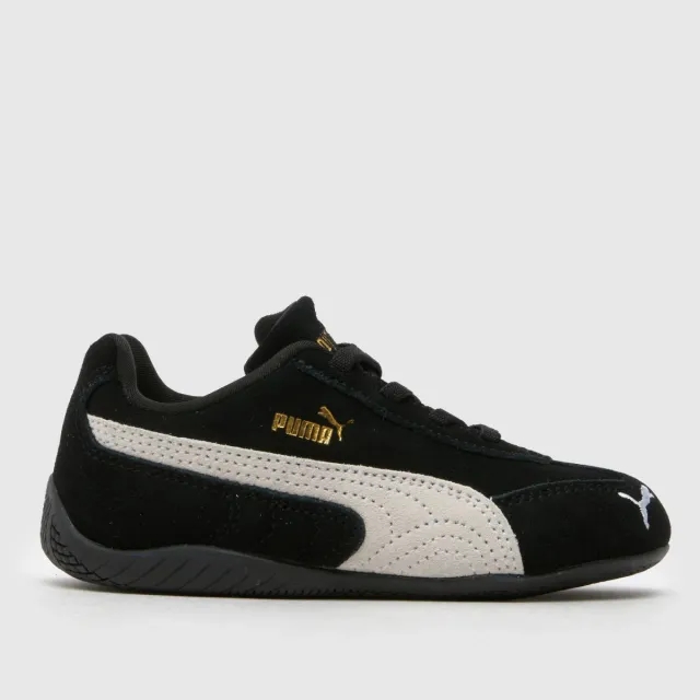 PUMA SpeedCat Sneakers Toddler, Black/White