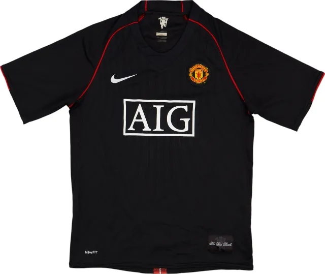 Nike 2007-08 Manchester United Away Shirt - 8/10 - (XL.Boys)