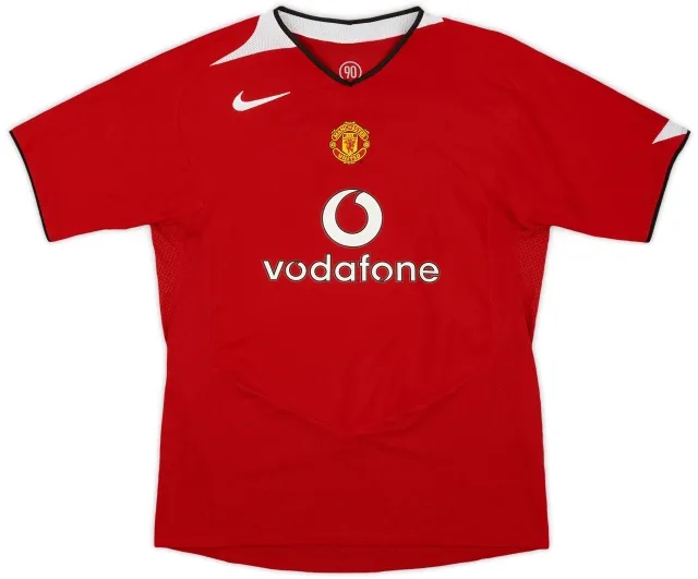 Nike 2004-06 Manchester United Home Shirt - 8/10 - (XL.Boys)