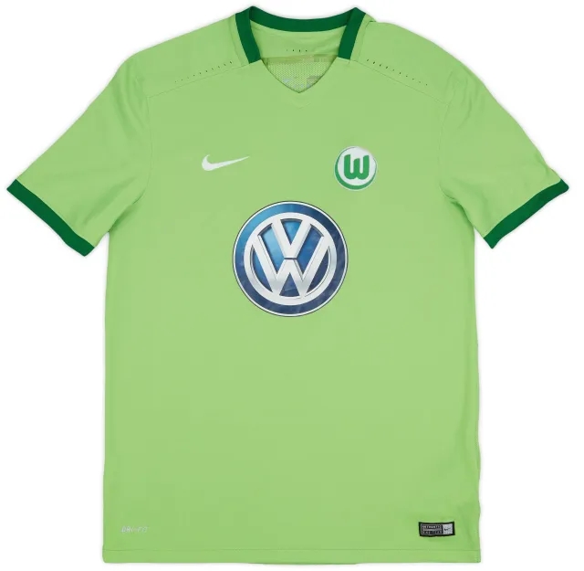 Nike 2016-17 Wolfsburg Home Shirt - 9/10 - (M)