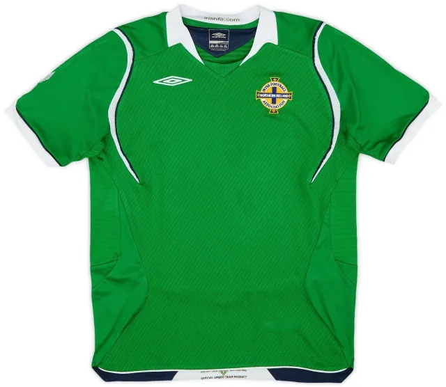 Umbro 2008-10 Northern Ireland Home Shirt - 5/10 - (L.Boys)