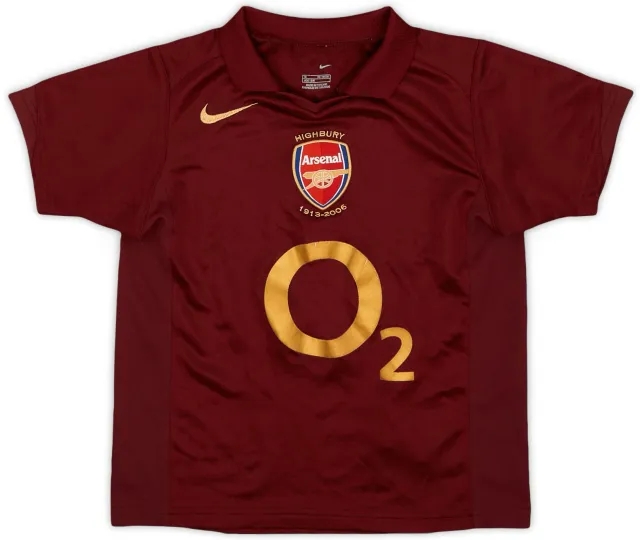Nike 2005-06 Arsenal Home Shirt - 7/10 - (5-6 Years)