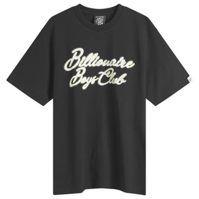 Billionaire Boys Club Men's Diamond Script Logo T-Shirt Black