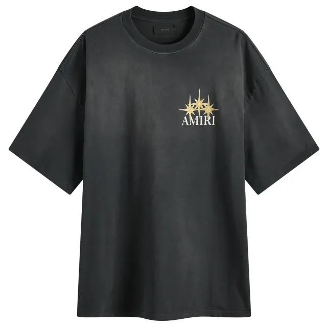 AMIRI Men's Starburst Oversized T-Shirt Black