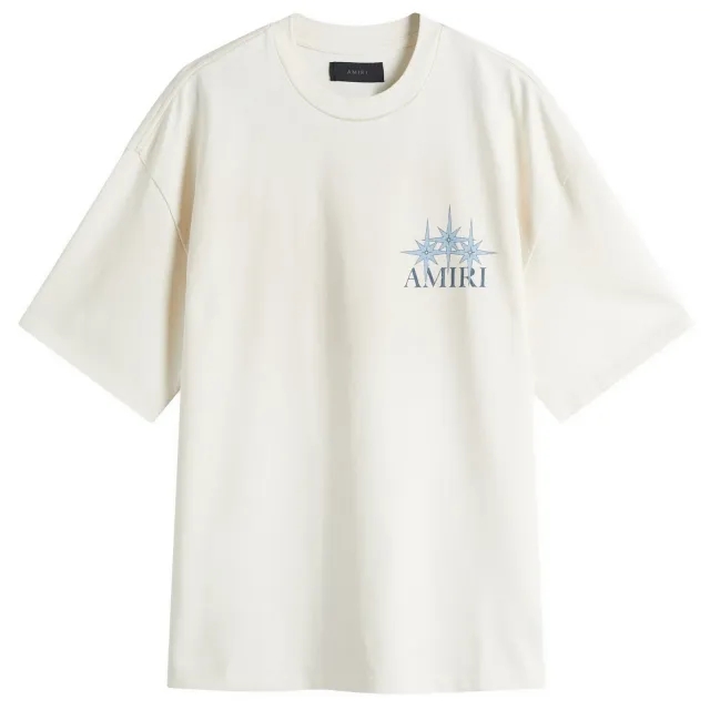 AMIRI Men's Starburst Oversized T-Shirt Ivory