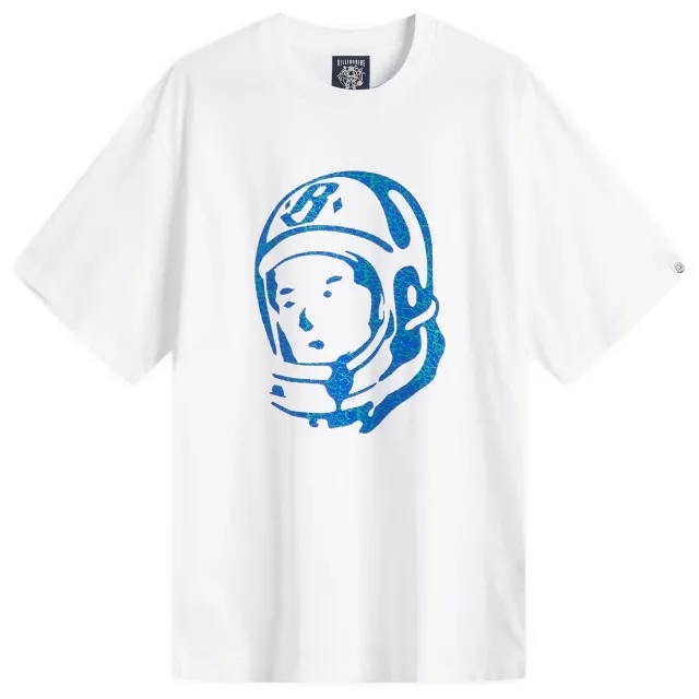 Billionaire Boys Club Men's Cracked Flock Print Astro T-Shirt White