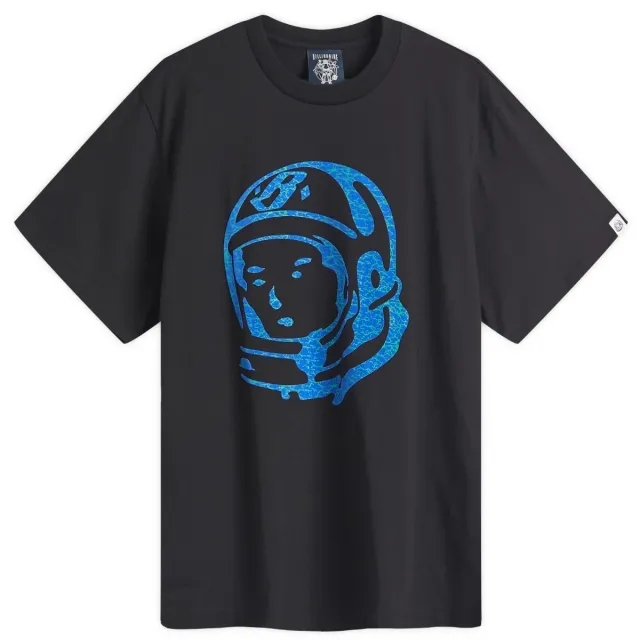 Billionaire Boys Club Men's Cracked Flock Print Astro T-Shirt Black