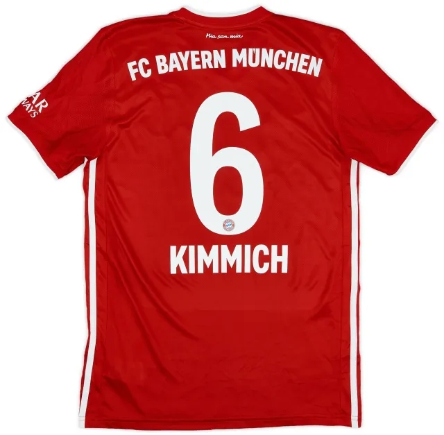 adidas 2020-21 Bayern Munich Home Shirt Kimmich #6 - 8/10 - (S)