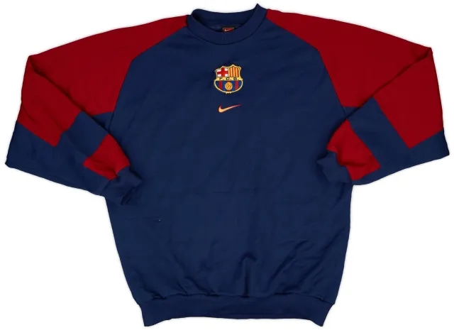 1999-00 Barcelona Nike Sweat Top - 7/10 - (M)