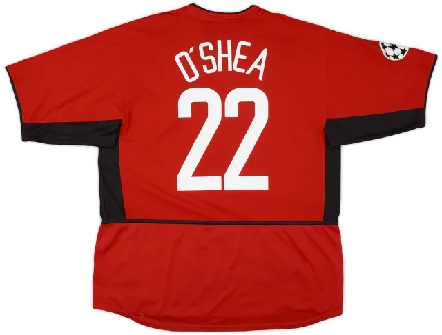Nike 2002-04 Manchester United Home Shirt O'Shea #22 - 8/10 - (XL)